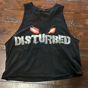 Disturbed band muscle tee